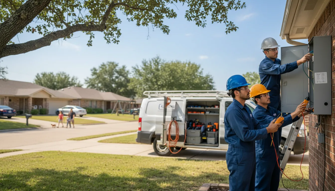 Certified electrician providing emergency electrical services in Sharpes, FL